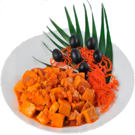 A3. Ð–Ð°Ñ€ÐµÐ½Ñ‹Ð¹ Ñ‚Ð¾Ñ„Ñƒ Ñ ÐºÑ€ÐµÐ²ÐµÑ‚ÐºÐ°Ð¼Ð¸<br>è™¾ä»çƒ§è±†è…