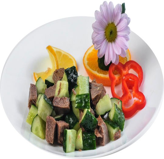 B11. Ð¢ÐµÐ»ÑÑ‚Ð¸Ð½Ð° Ñ Ð¾Ð³ÑƒÑ€Ñ†Ð¾Ð¼<br>ç‰›è‚‰æ‹é»„ç“œ